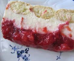 Weiße Schoko-Lasagne mit Erdbeeren