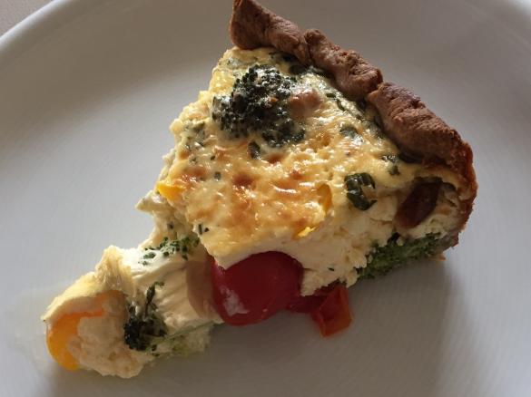 Variation Gemüsequiche glutenfrei
