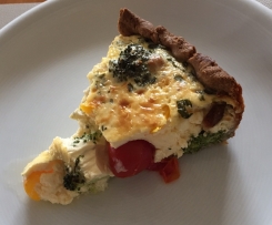 Variation Gemüsequiche glutenfrei