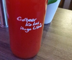 Erdbeer-Kokos-Hugo-Likör