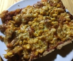 Vollwert Pizzateig mit Tofu