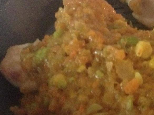 Variation von Überbackene Putenschnitzel 