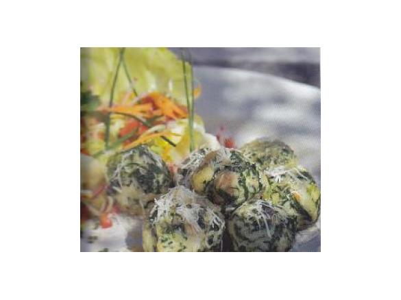Spinat-Käseknödel