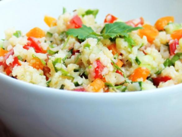 Blumenkohlsalat mit Sonnenblumenkerne