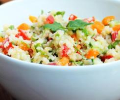 Blumenkohlsalat mit Sonnenblumenkerne