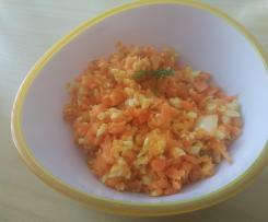 Karotten-Käse-Salat