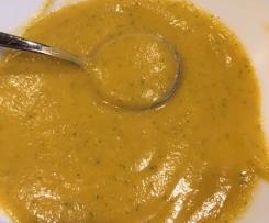 Süßkartoffel-Kohlrabi-Suppe