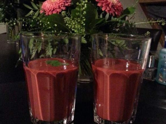 Himbeer-Tee-Smoothie