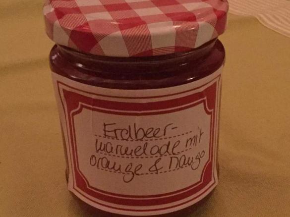 Erdbeermarmelade mit Mango und Orange