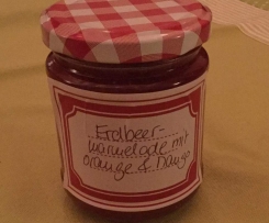 Erdbeermarmelade mit Mango und Orange