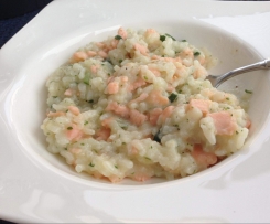 Zucchini-Lachs-Risotto