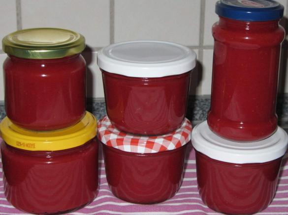 Lychee/Litschi-Erdbeer-Mango-Aufstrich