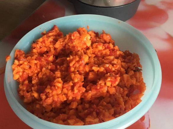 Möhren-Paprika-Salat