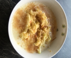 Herbstliches Haferflocken Frühstück