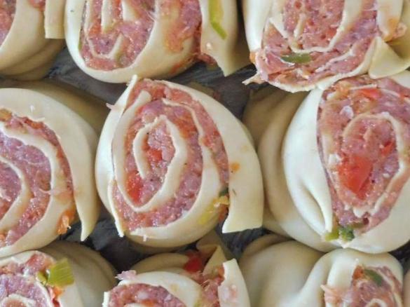 Nudelschnecken provenzalischet Art - Nudelauflauf