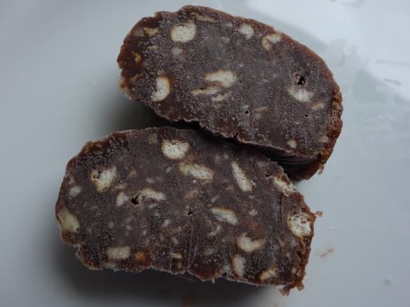 Russische Schoko-Wurst: Сладкая колбаска