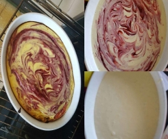 mamorierter Käsekuchen