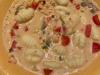 Gnocchitopf mit Lachsstreifen