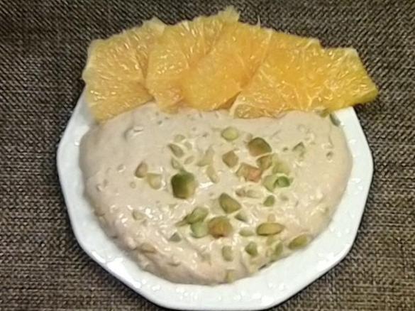 Schoko-Mascarpone-Creme mit Pistazien