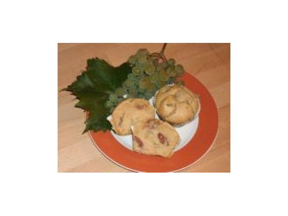 Trauben-Marzipan-Muffins