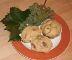 Trauben-Marzipan-Muffins