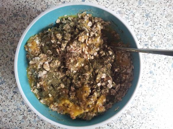 Mango-Bananen-Superfood-Eis, gesund, vollwertig und vegan