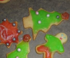 Butterplätzchen mit Glasur