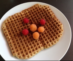 Vegane Waffeln (Vollwert und Weizenfrei)