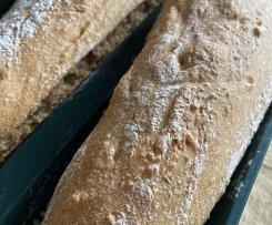 Dinkel-Bier-Baguette