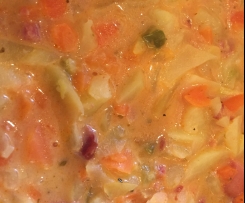 Kartoffel-Möhren-Wurst-Eintopf