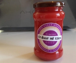 Erdbeermarmelade mit Kokosmilch