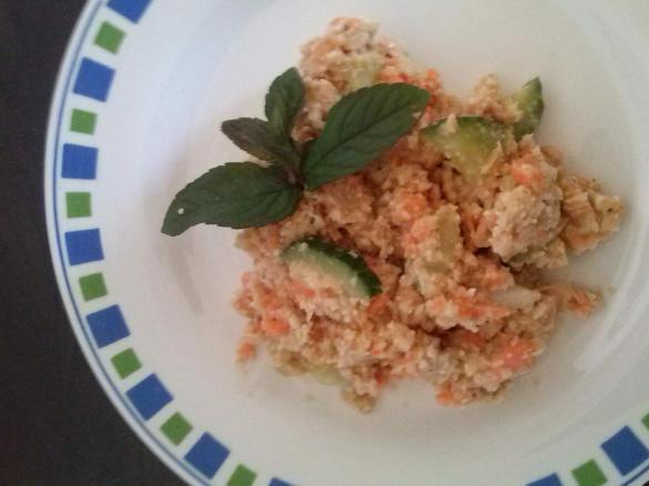 Salat von Blumenkohl-"Couscous"
