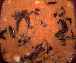 Kürbisgulasch mit Mangold