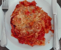Vegetarische Lasagne (schmeckt wie mit Hackfleisch)