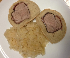 Schweinefilet im Brotteig (oder Kassler im Brotteig)