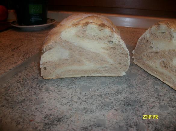 Brotrolle zweifarbig