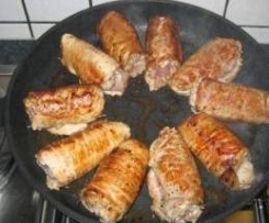 Griechisch gefüllte Schnitzel