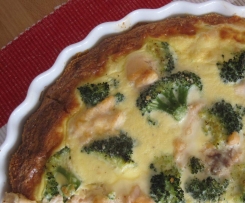 Lachs-Brokkoli-Quiche