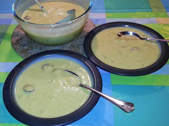 Süßkartoffel-Wirsing-Rahmsuppe