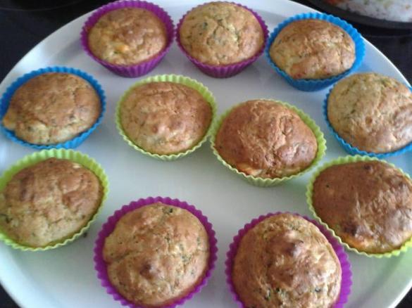 Zucchini Feta Muffins