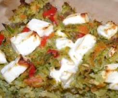Brokkoli-Feta-Auflauf
