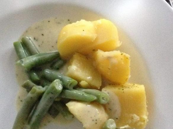 Grüne Bohnen mit Kartoffeln (vegan)