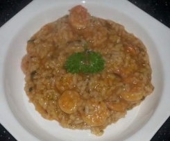 Garnelen-Zucchini-Risotto