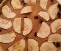 Apfelkuchen mit Apfelkompott