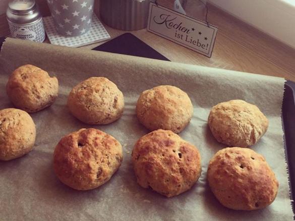 Dinkel-Quark-Brötchen (Vollkorn)