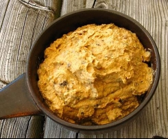 Variation von Auberginen-Creme