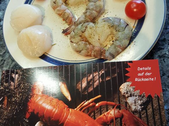 Gerrys Delikatess-Jakobsmuscheln in feiner Safransoße mit Sesam