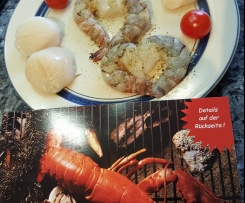 Gerrys Delikatess-Jakobsmuscheln in feiner Safransoße mit Sesam