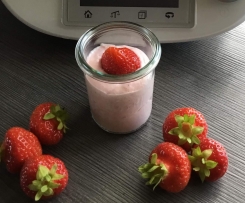 Leichters Erdbeer Dessert