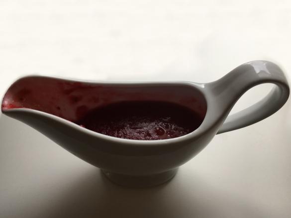 Pflaumen Zimt Sosse zum Nachtisch